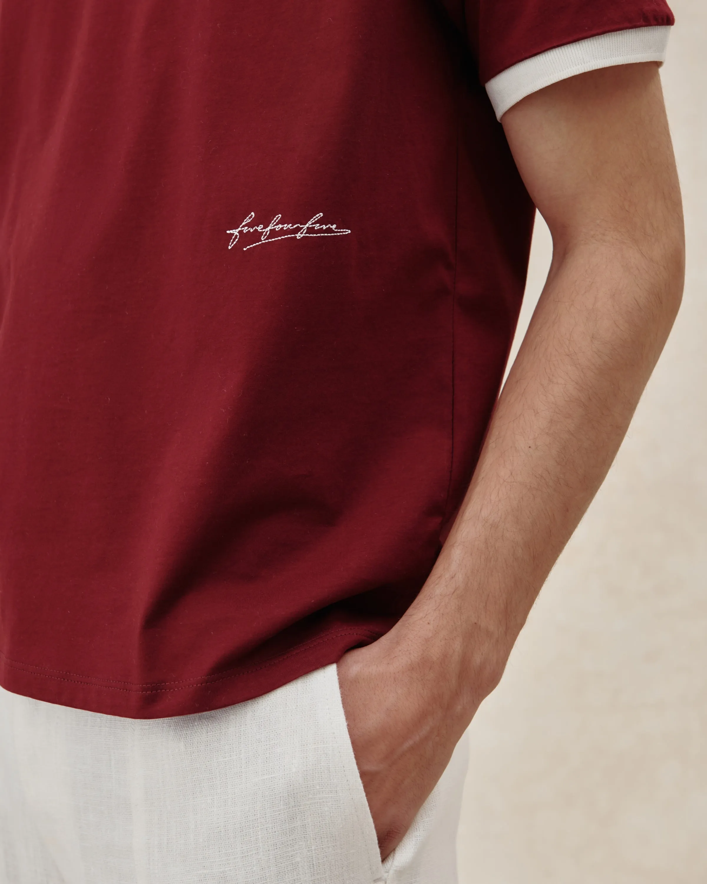 545 Ultralight Contrast Tee sold by Fivefourfive product image thumbnail 3