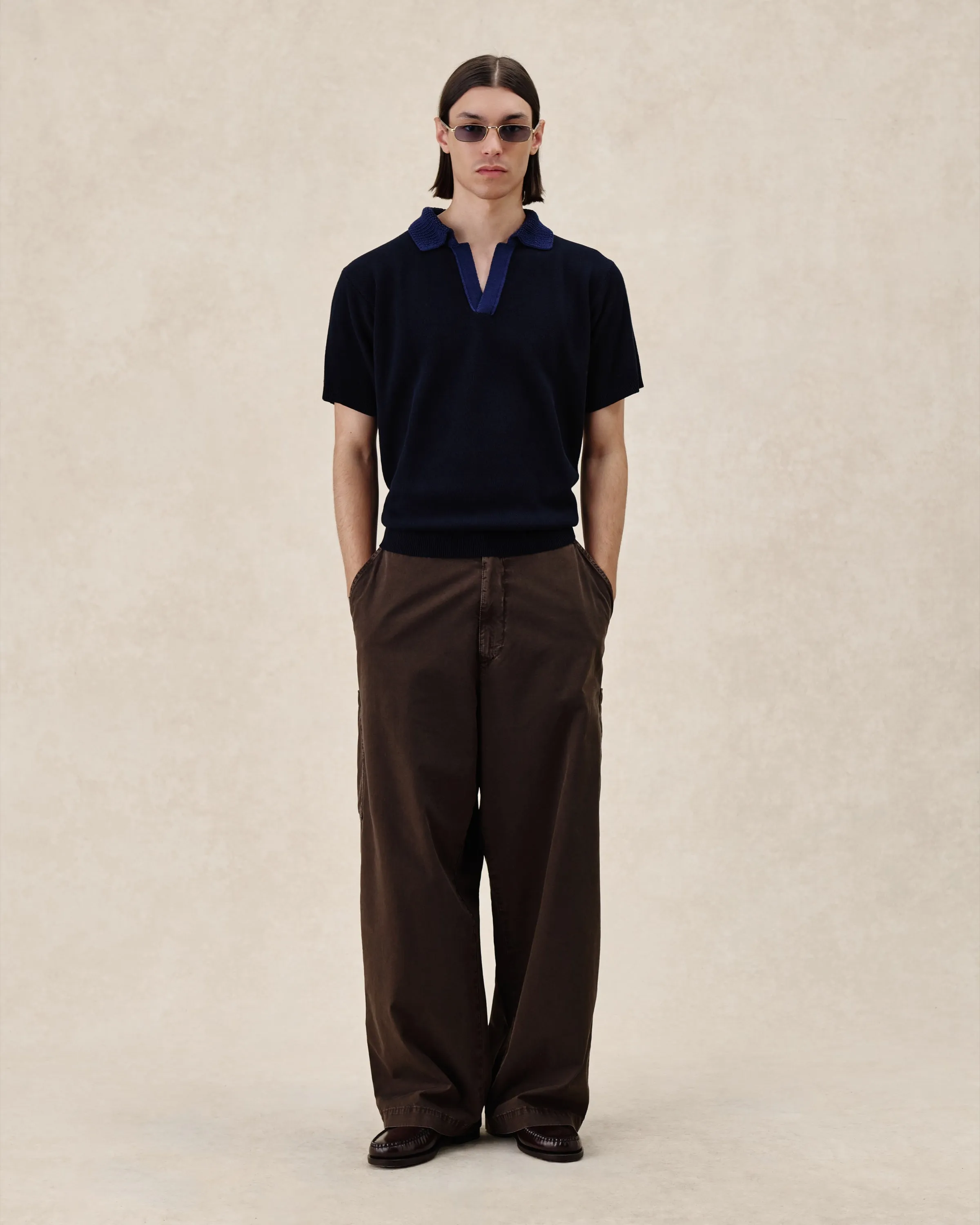 545 Knit On Knit Polo sold by Fivefourfive product image thumbnail 2