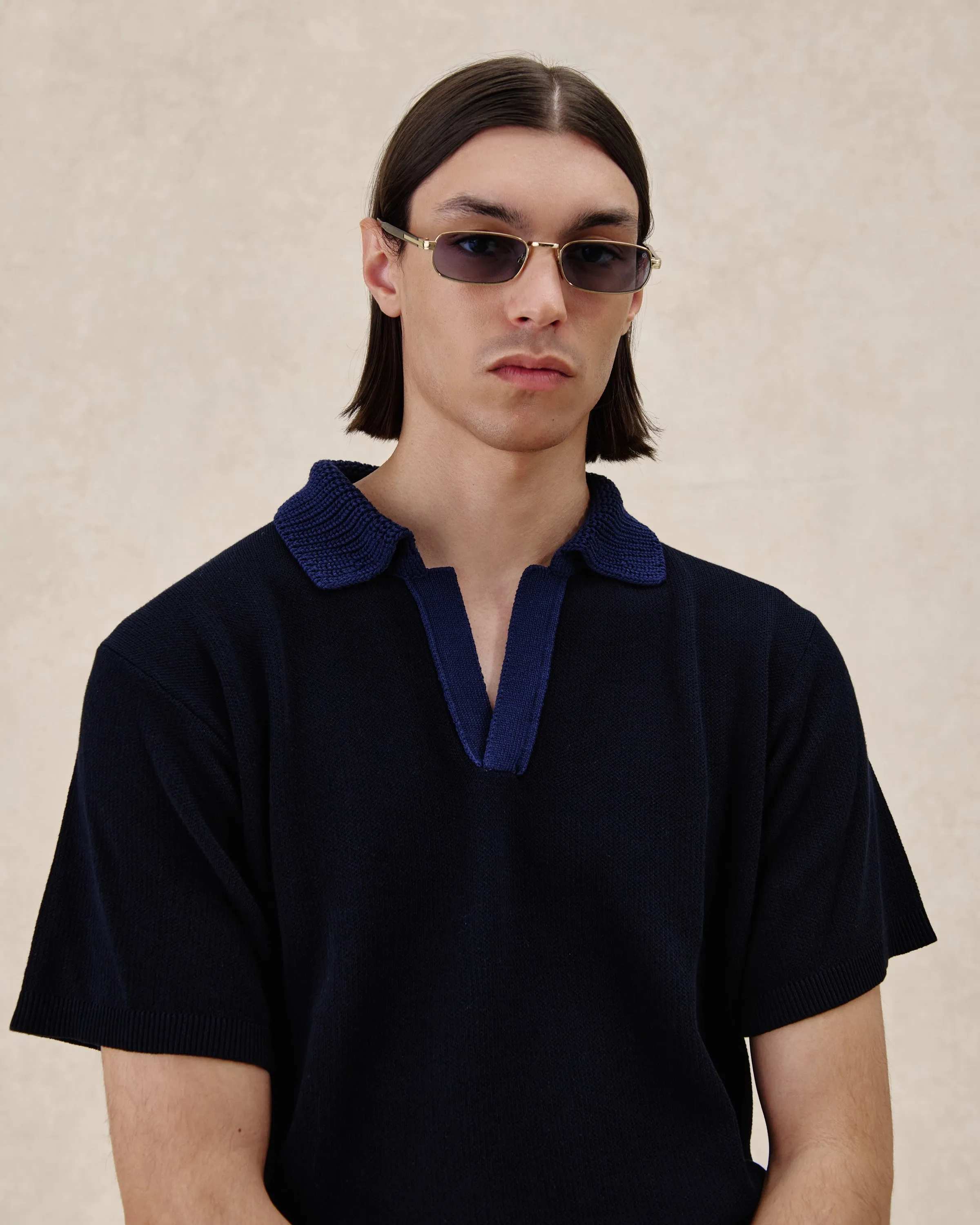 545 Knit On Knit Polo sold by Fivefourfive product image thumbnail 4
