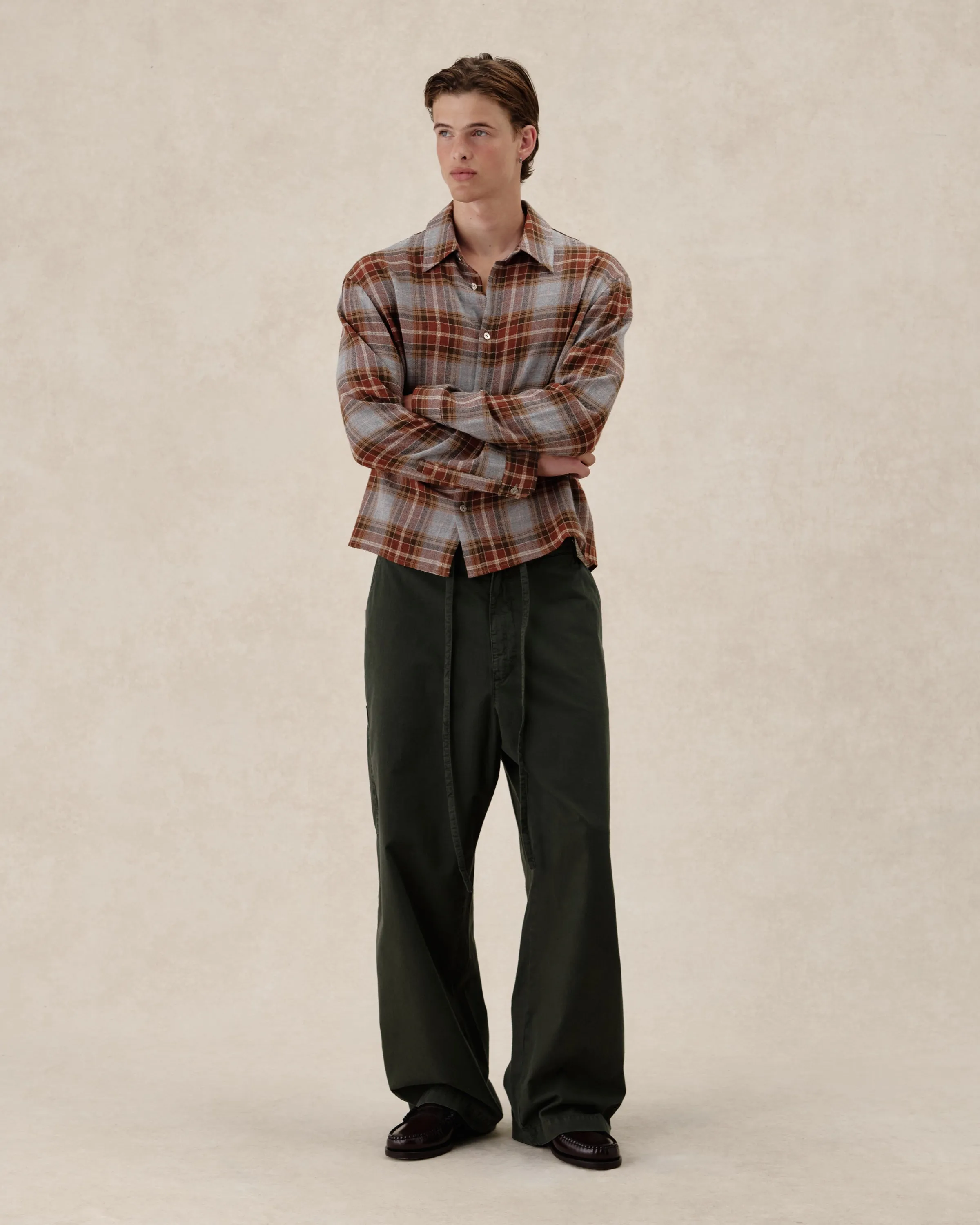 545 Checkered Shirt sold by Fivefourfive product image thumbnail 2