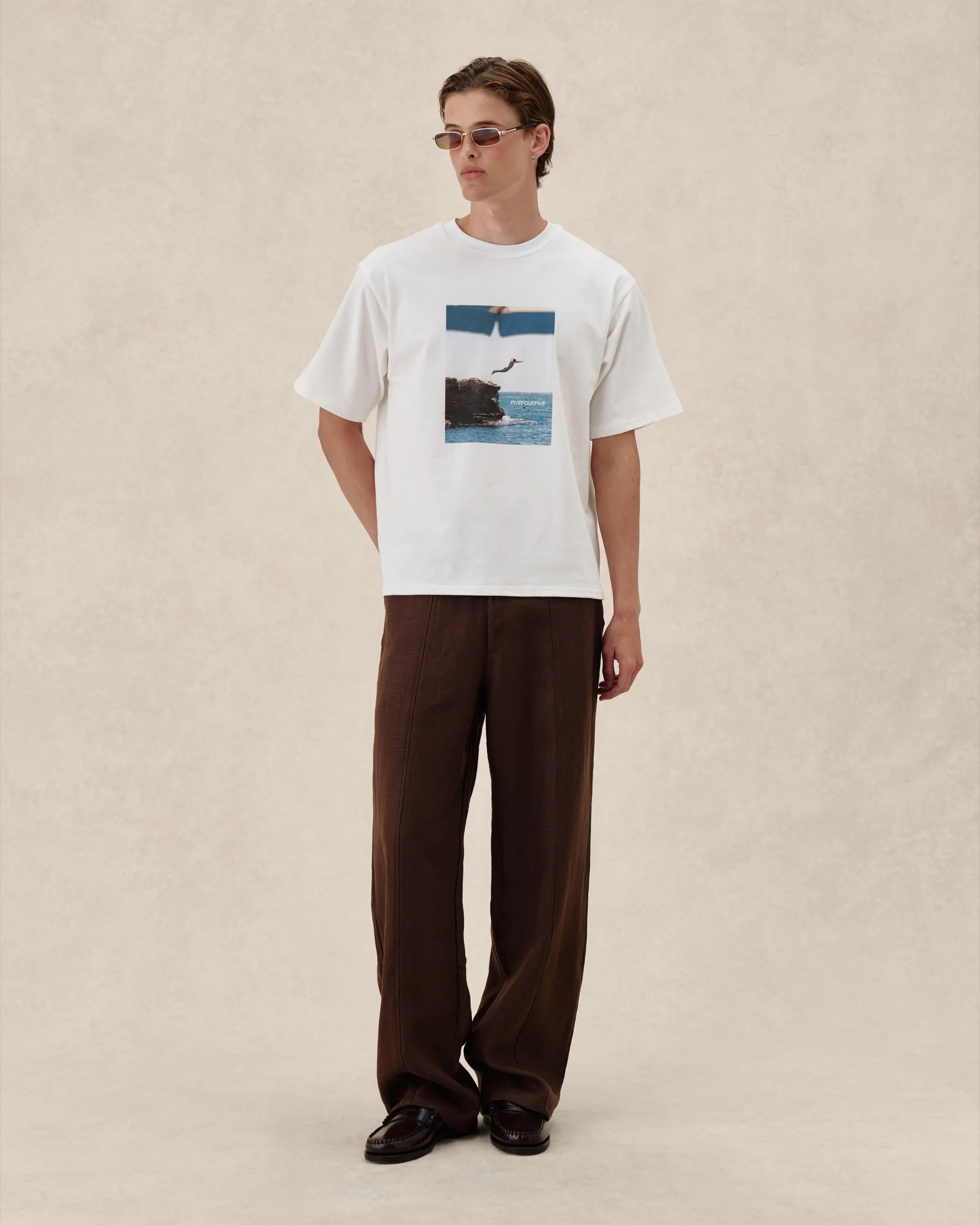 545 Diving Photo Tee sold by Fivefourfive product image thumbnail 2