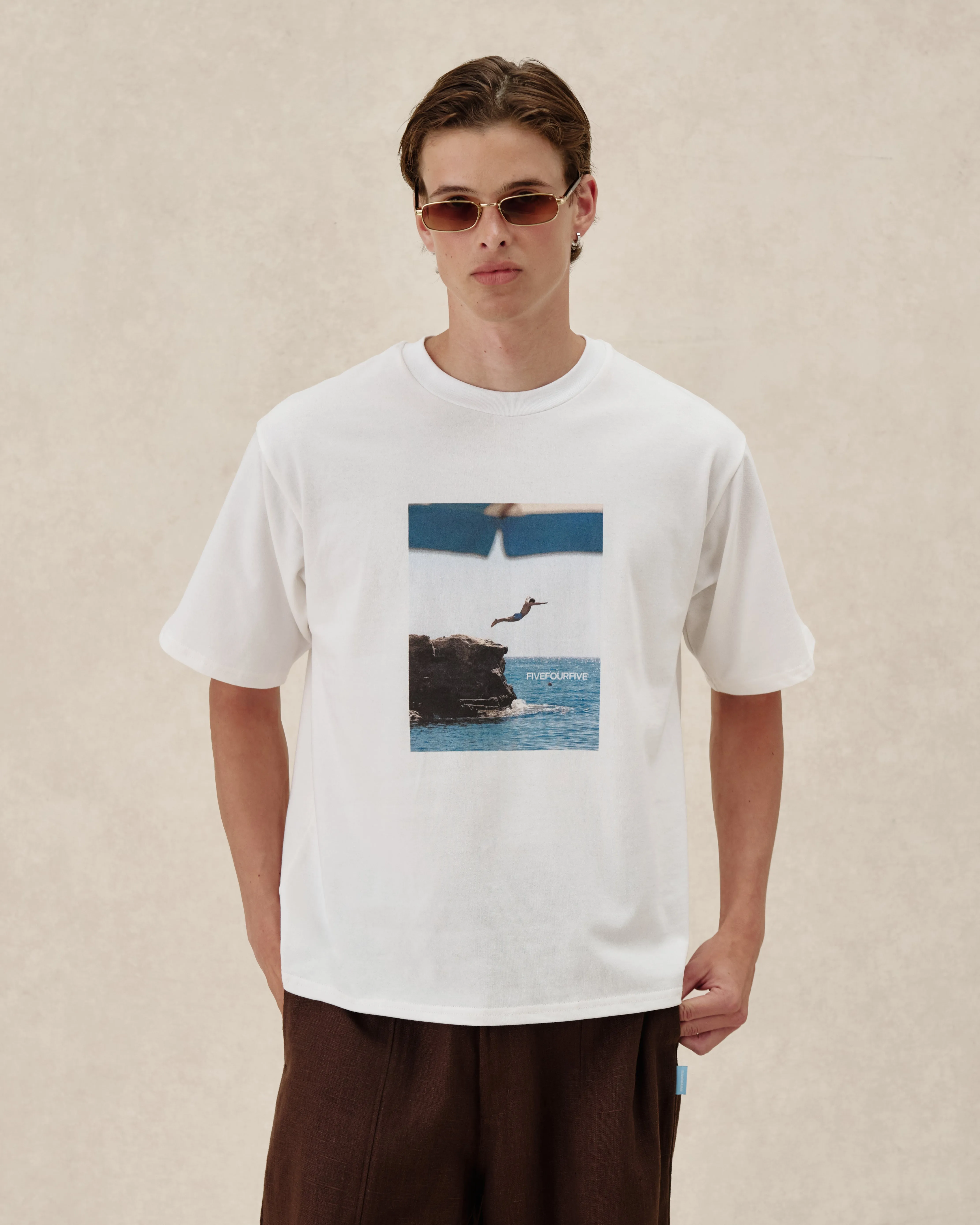 545 Diving Photo Tee sold by Fivefourfive product image thumbnail 3