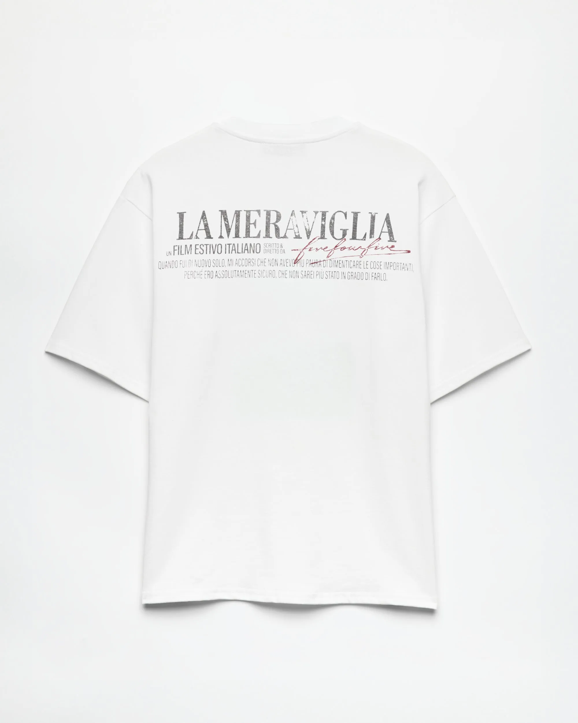 545 La Meraviglia Tee sold by Fivefourfive