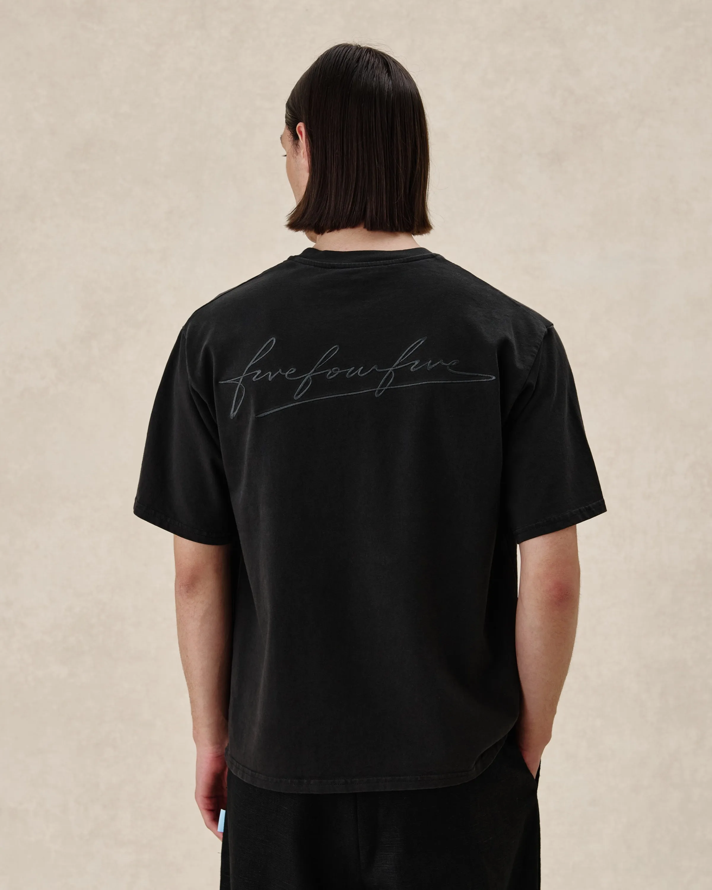 545 Embroidered Logo Tee sold by Fivefourfive product image thumbnail 3