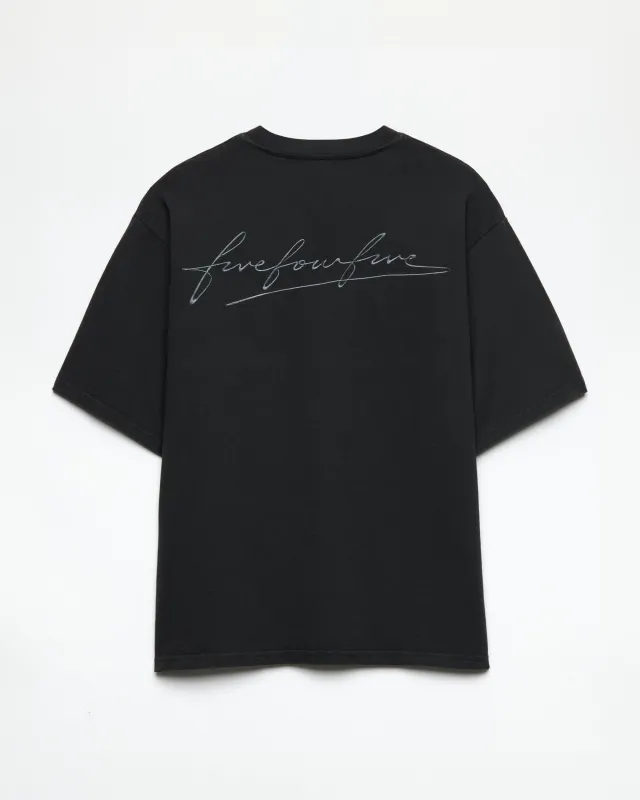 545 Embroidered Logo Tee made by Fivefourfive