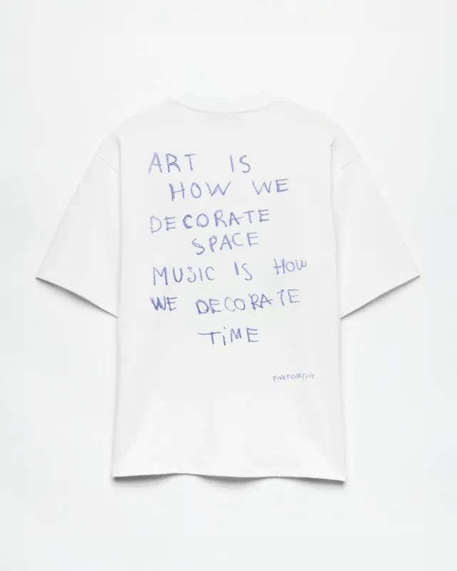 545 Art & Music Tee made by Fivefourfive