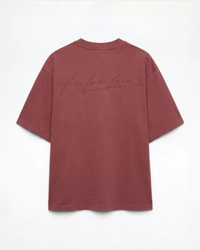 545 Embroidered Logo Tee made by Fivefourfive