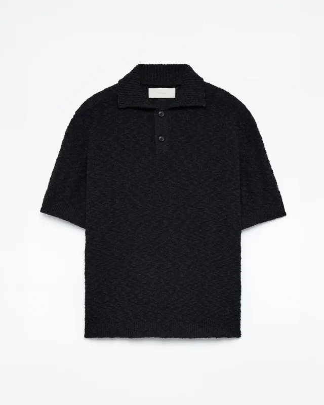 545 Bouclè Polo Shirt made by Fivefourfive