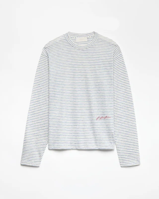 545 Striped Linen Longsleeve made by Fivefourfive