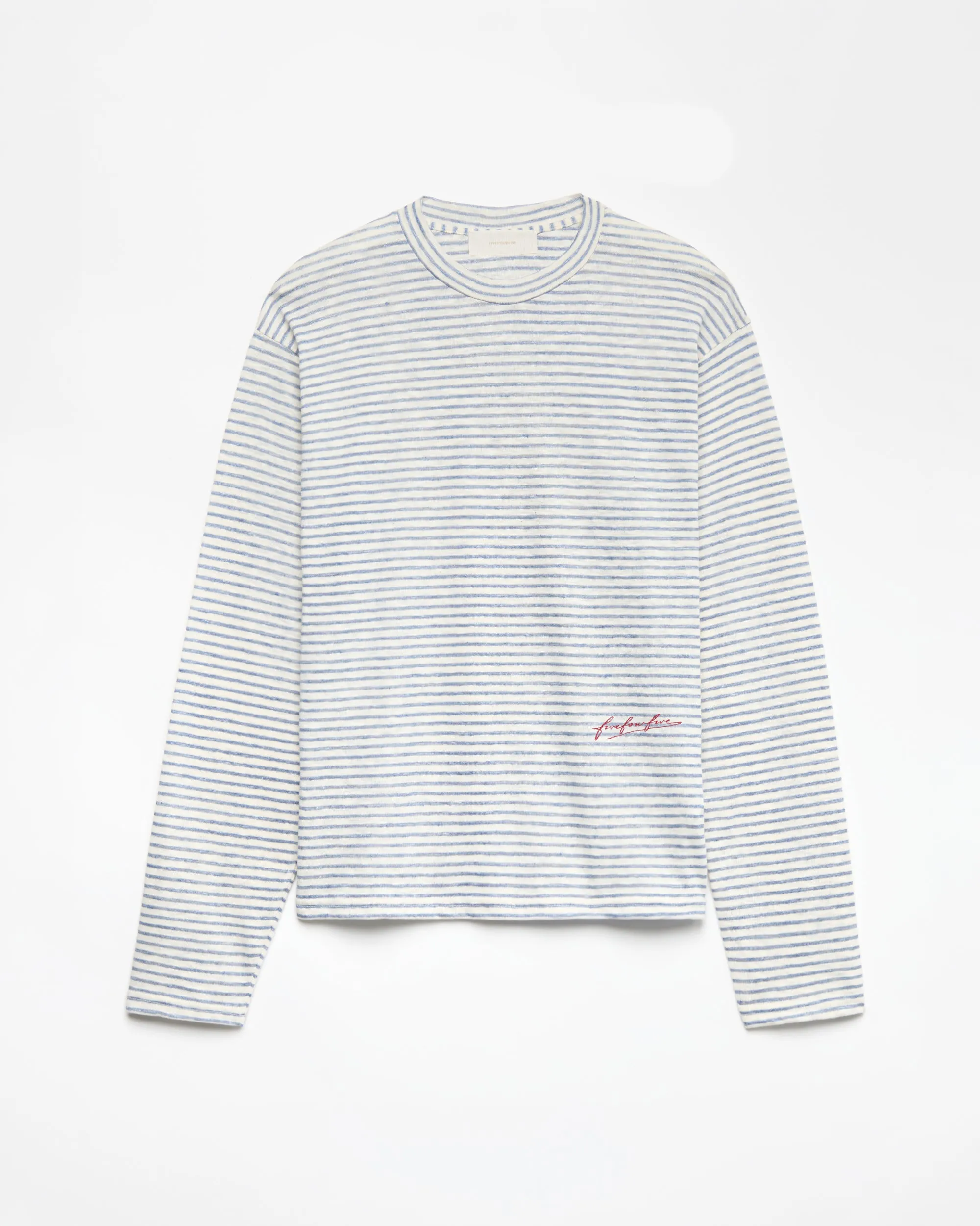 545 Striped Linen Longsleeve sold by Fivefourfive