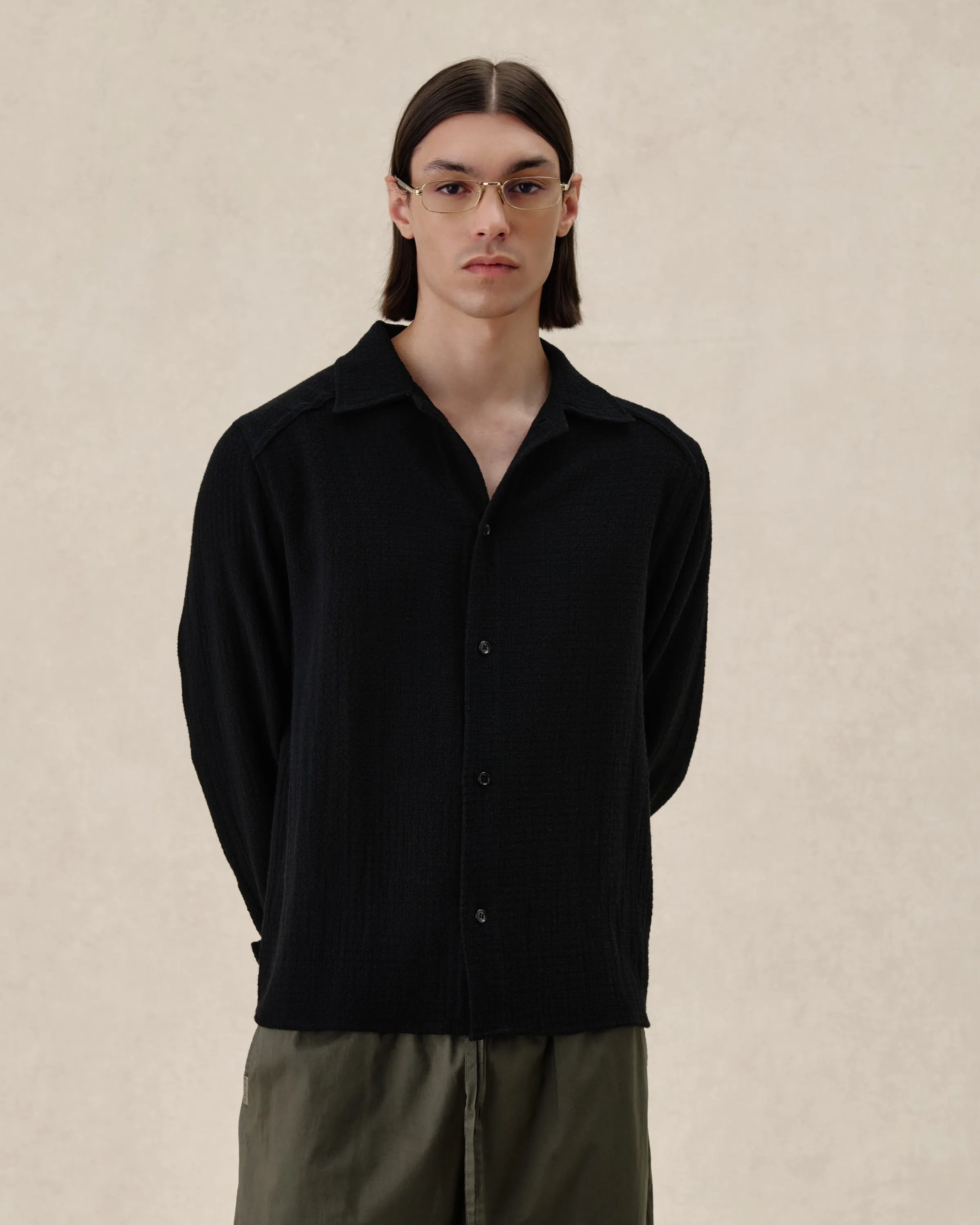 545 Textured Shirt sold by Fivefourfive product image thumbnail 4