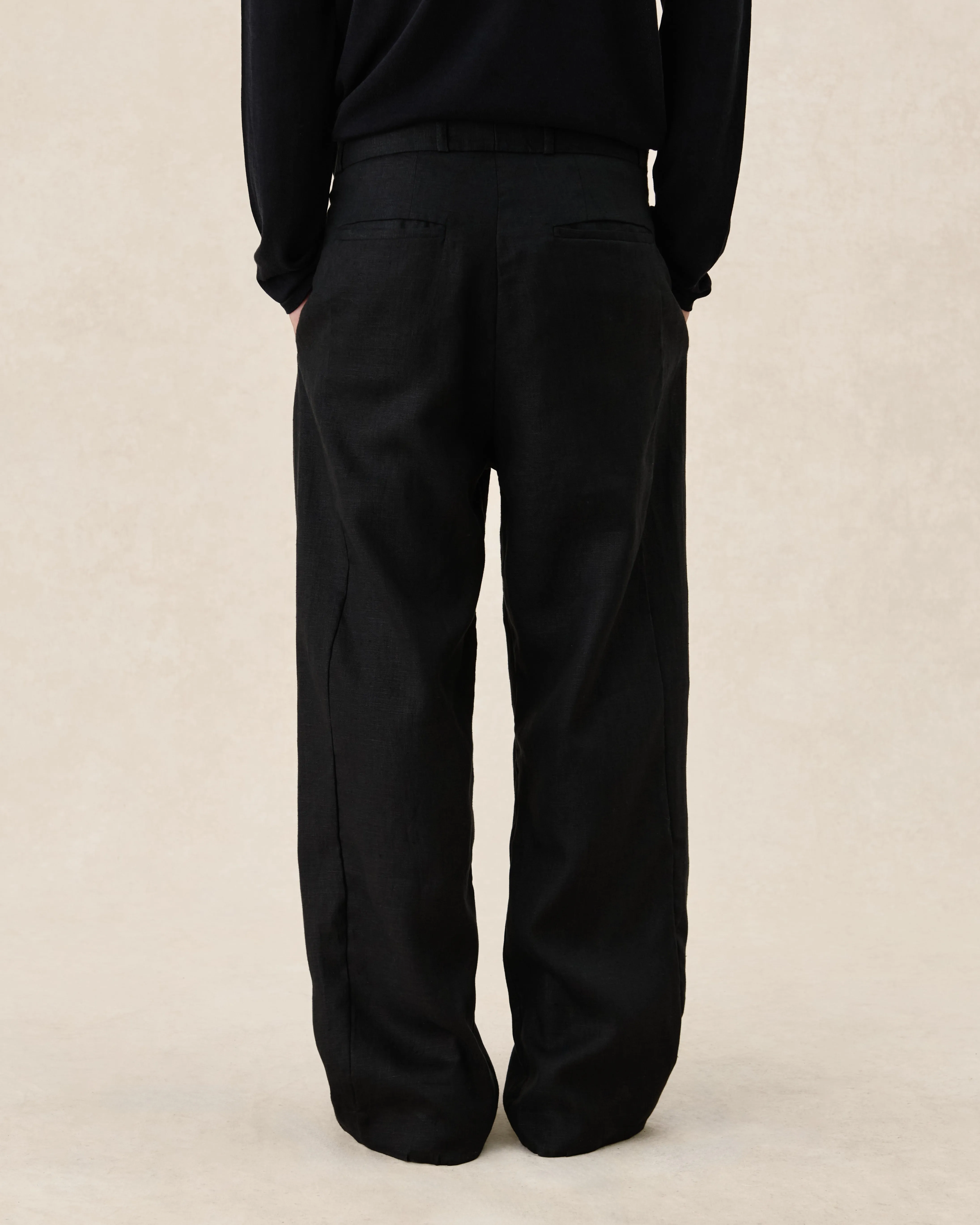 545 Wide Leg Linen Pants sold by Fivefourfive product image thumbnail 3
