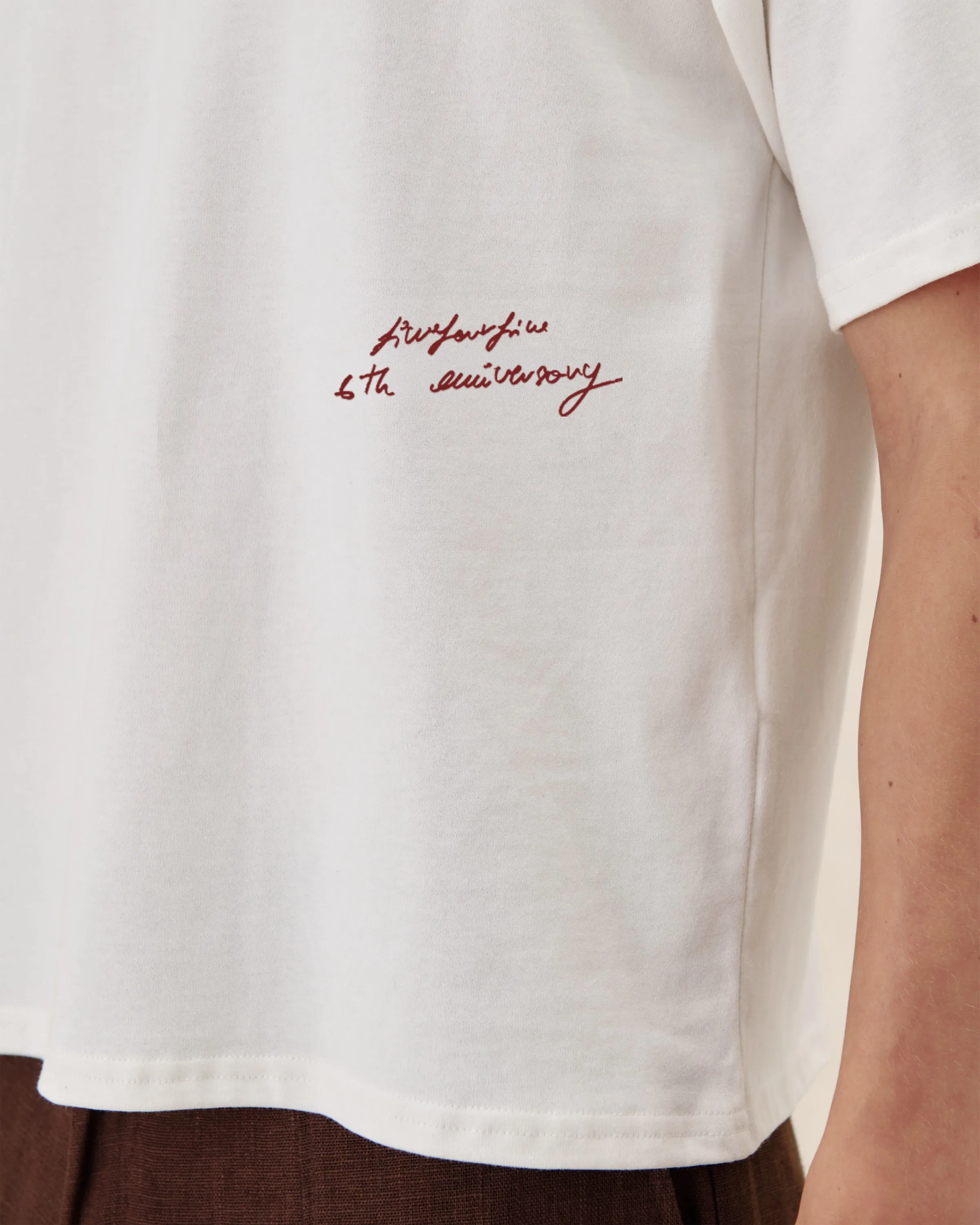 545 6th Anniversary Tee sold by Fivefourfive product image thumbnail 4