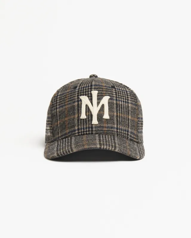 545 Tartan Wool Cap made by Fivefourfive