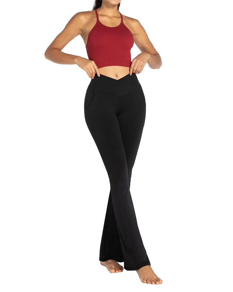 32'' Flare Leggings for Women with Pockets sold by Sunzel product image thumbnail 3