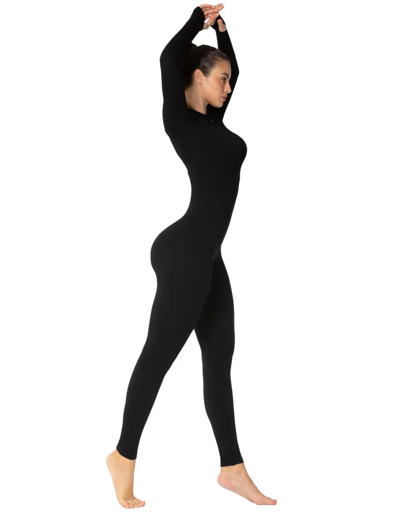 28" Striped Casual Yoga Sports Zip Jumpsuit sold by Sunzel product image thumbnail 4