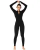 28" Striped Casual Yoga Sports Zip Jumpsuit sold by Sunzel