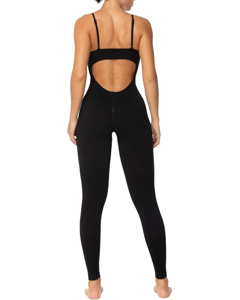 Backless sports jumpsuit with padded bra sold by Sunzel product image thumbnail 2