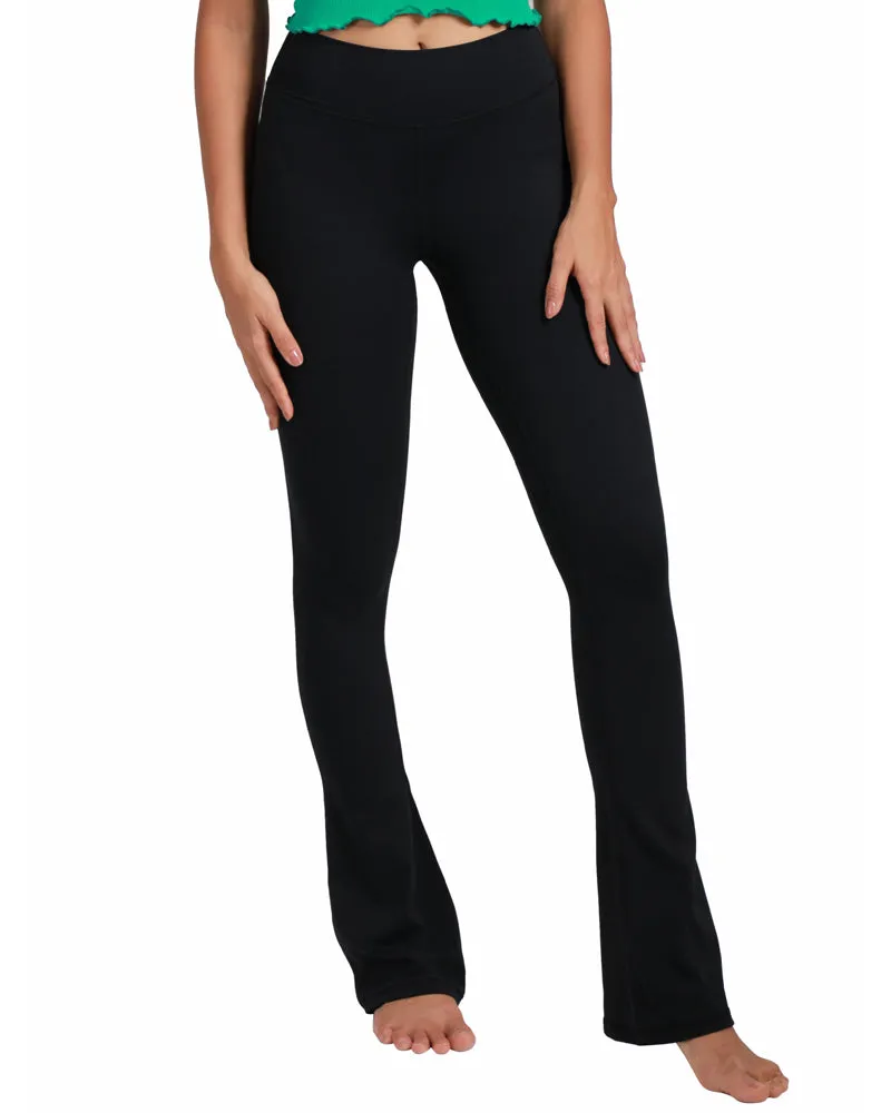 Sunzel High Waist Mini Flared Leggings for Women Petite Bootcut Yoga Pants | Mini Flare, Buttery Soft, High Stretchy, High Waisted Tummy Control, Gym Clothes, Workout Casual Dance 30“ sold by Sunzel product image thumbnail 2