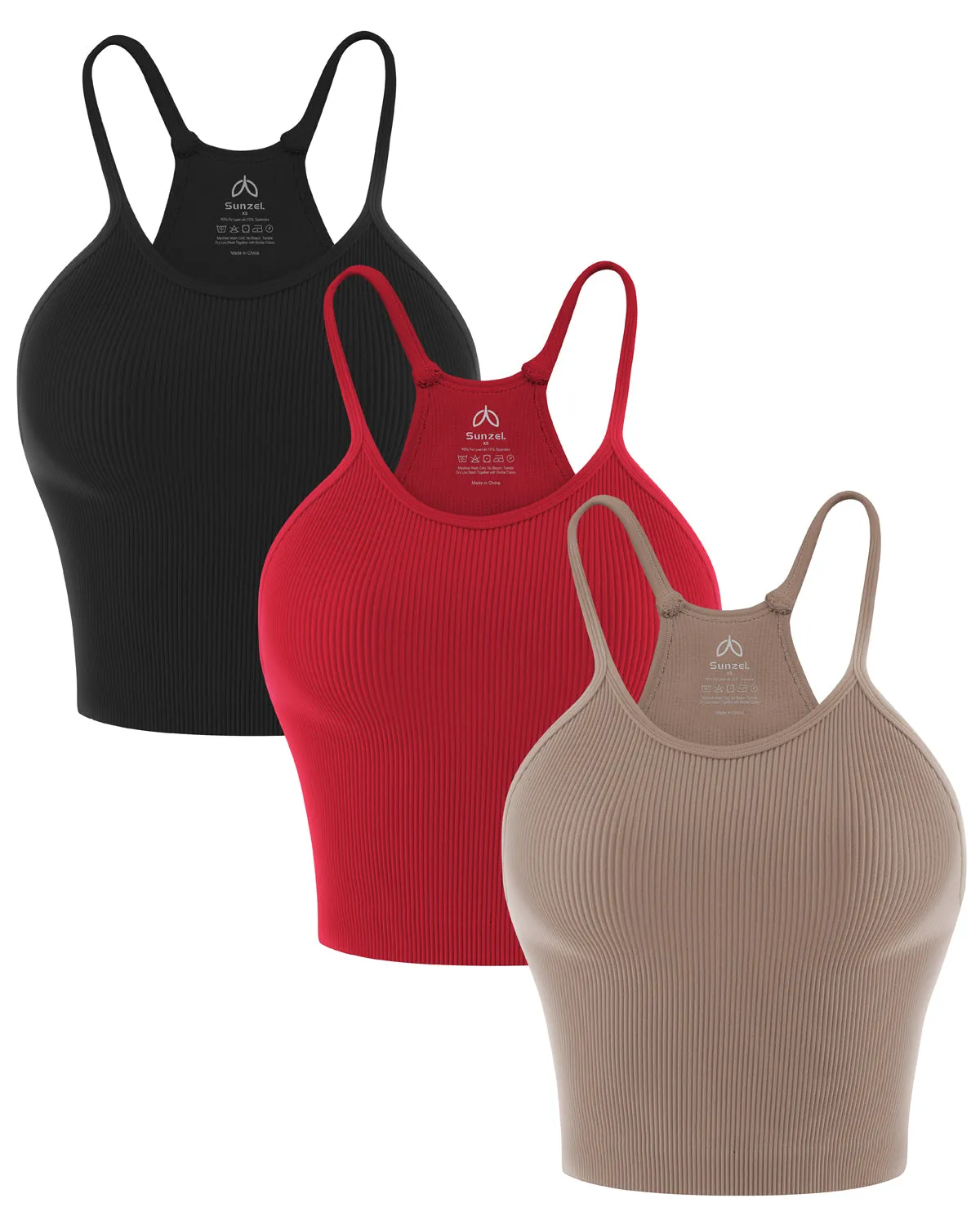 Crop Ribbed Tank Tops sold by Sunzel product image thumbnail 2