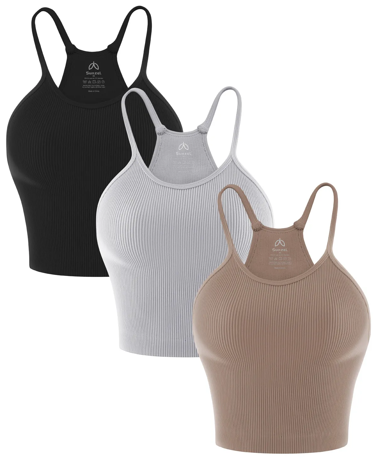 Crop Ribbed Tank Tops sold by Sunzel product image thumbnail 4
