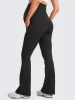 Maternity Yoga Bell Bottom Pants Pregnancy Wide Waistband Stretchy Workout Leggings for Women Pre Postpartum Support sold by Sunzel