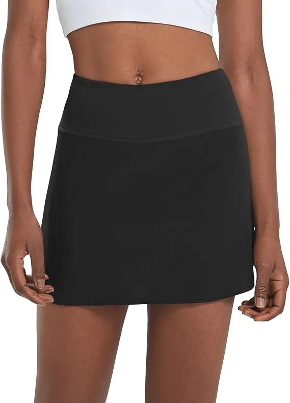 Women's High Waist Tennis Skirt with Zipper Pocket Moisture-Wicking Pleated Athletic Skirt for Women, Built-in Shorts for Running,Yoga,Gym sold by Sunzel product image thumbnail 2