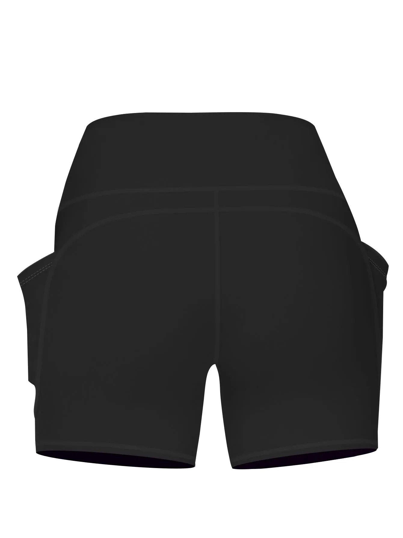 Sunzel High-Waisted Yoga Shorts with Phone Pocket Women's Workout Shorts 10 Inch Inseam Moisture-Wicking Fabric Plus Size 5XL Tummy Control Fitness Shorts for Running Gym Pilates sold by Sunzel product image thumbnail 4