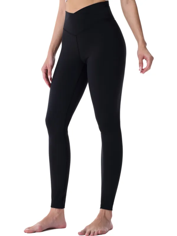 28" Workout Leggings - V Cross Waist sold by Sunzel