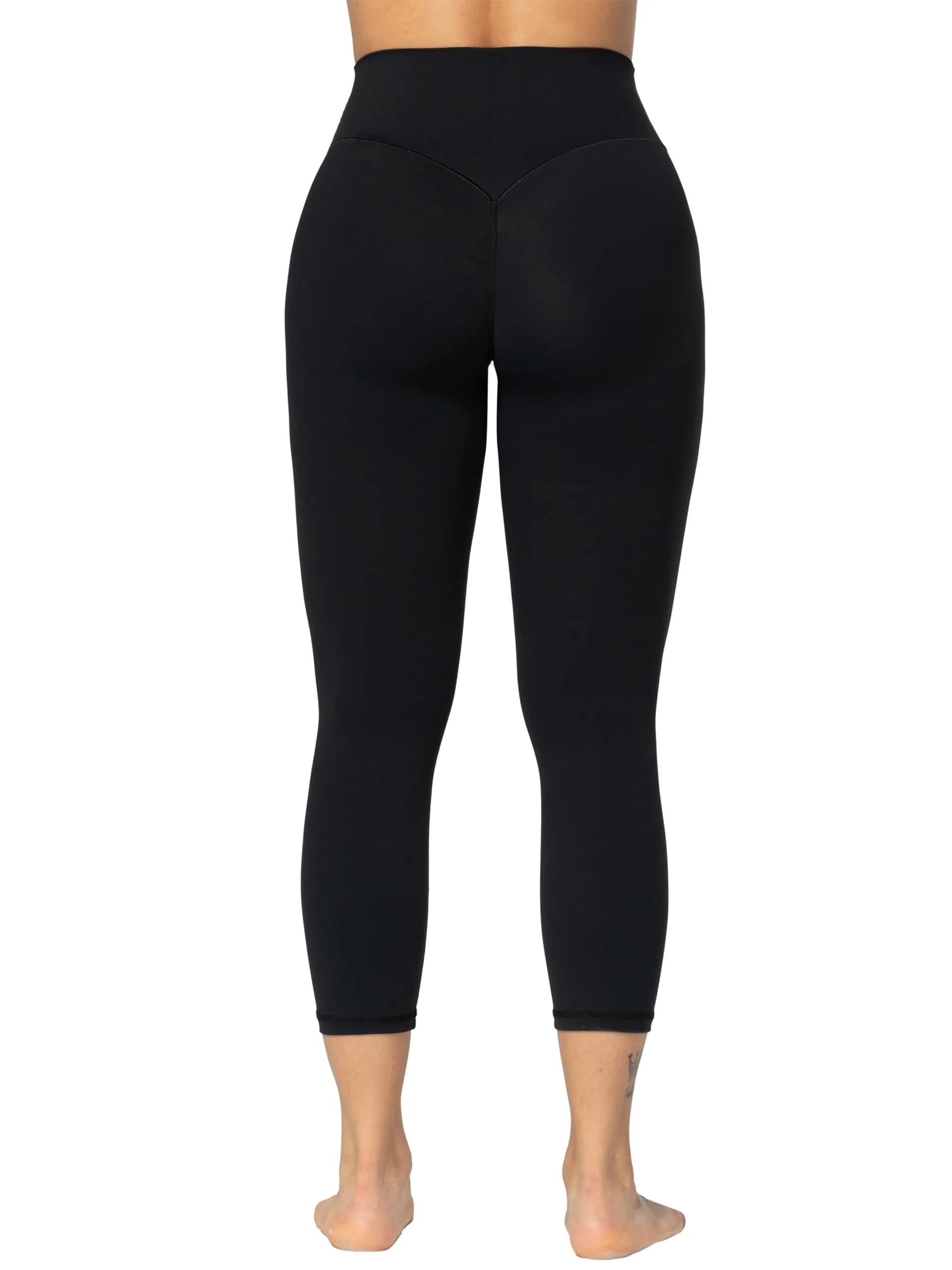 Sunzel Sunzfly Capri Leggings with Invisible Butt Scrunch, High Waisted Soft Cropped Workout Gym Yoga Pants with Tummy Control sold by Sunzel product image thumbnail 4