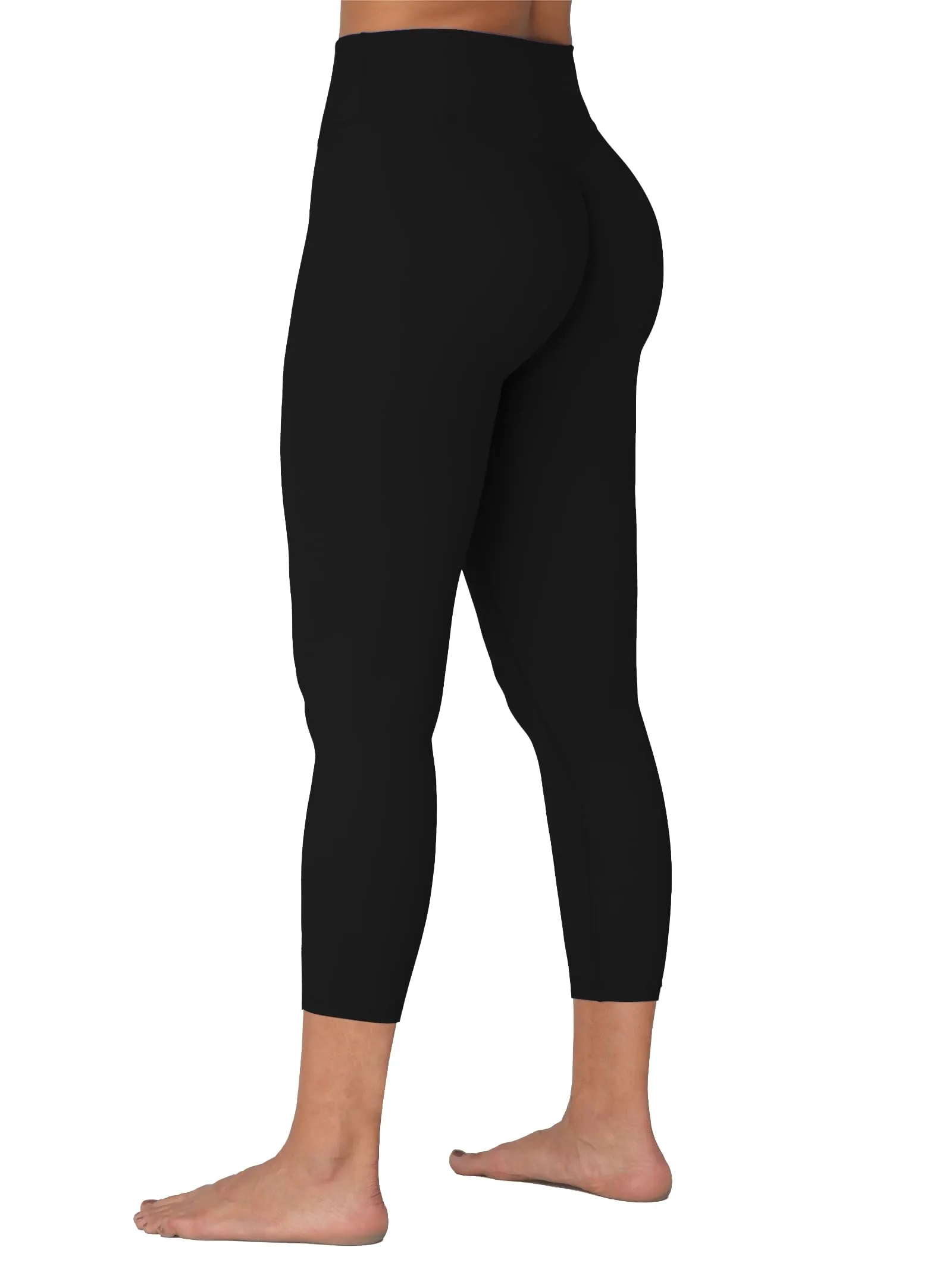 Sunzel Sunzfly Capri Leggings with Invisible Butt Scrunch, High Waisted Soft Cropped Workout Gym Yoga Pants with Tummy Control sold by Sunzel