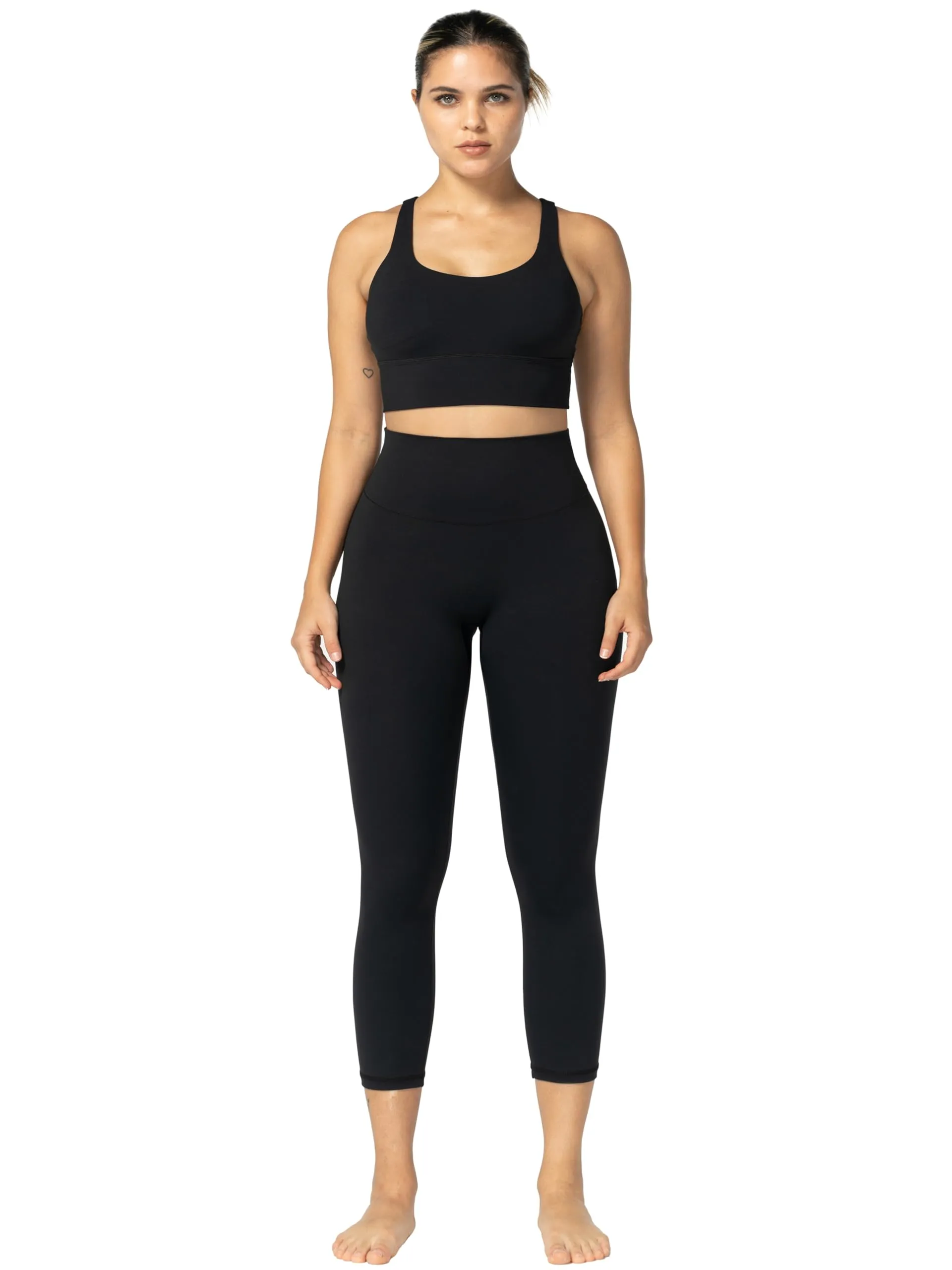 Sunzel Sunzfly Capri Leggings with Invisible Butt Scrunch, High Waisted Soft Cropped Workout Gym Yoga Pants with Tummy Control sold by Sunzel product image thumbnail 5