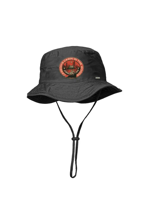 CaseOh's "Cabin In the Woods" Bucket Hat sold by Caseoh Games