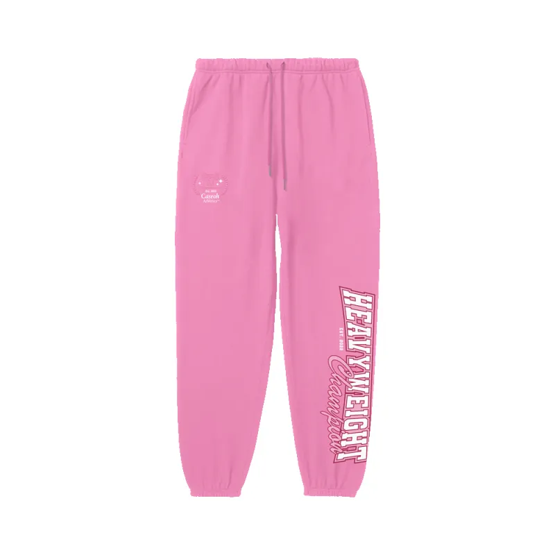 Pink Heavyweight Sweatpants made by Caseoh Games