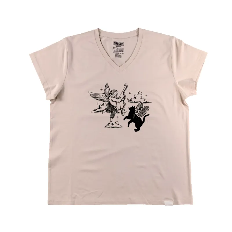 CaseOh's Cherub Women's V-Neck made by Caseoh Games