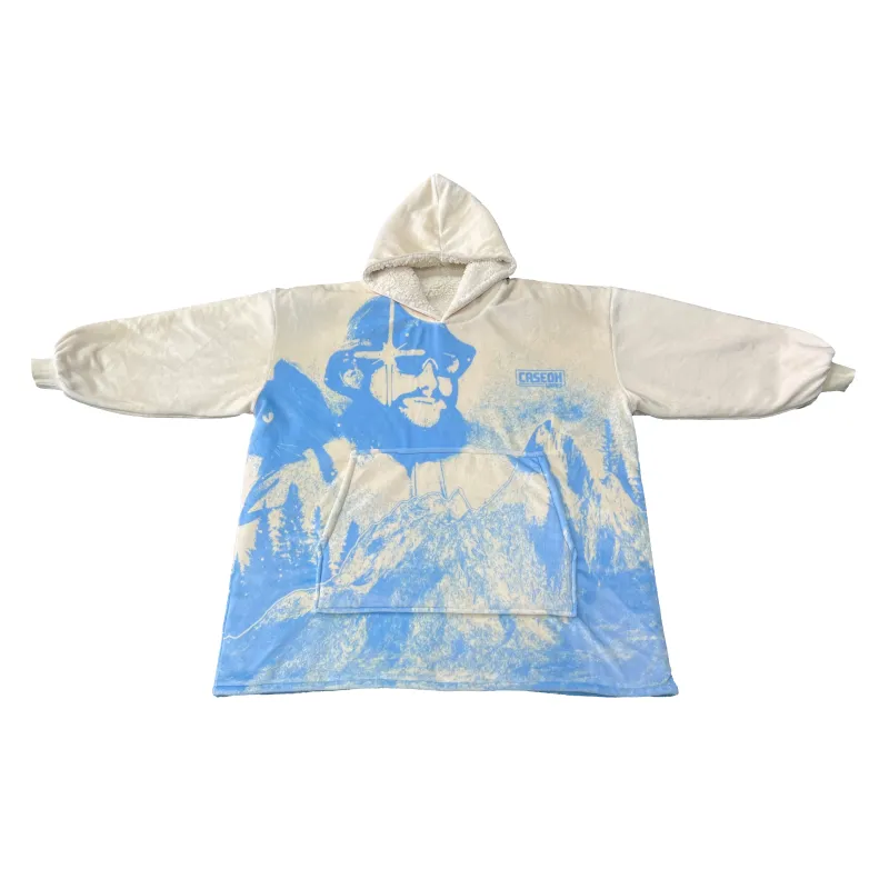 CaseOh's Hooded Blanket: White Mountain made by Caseoh Games