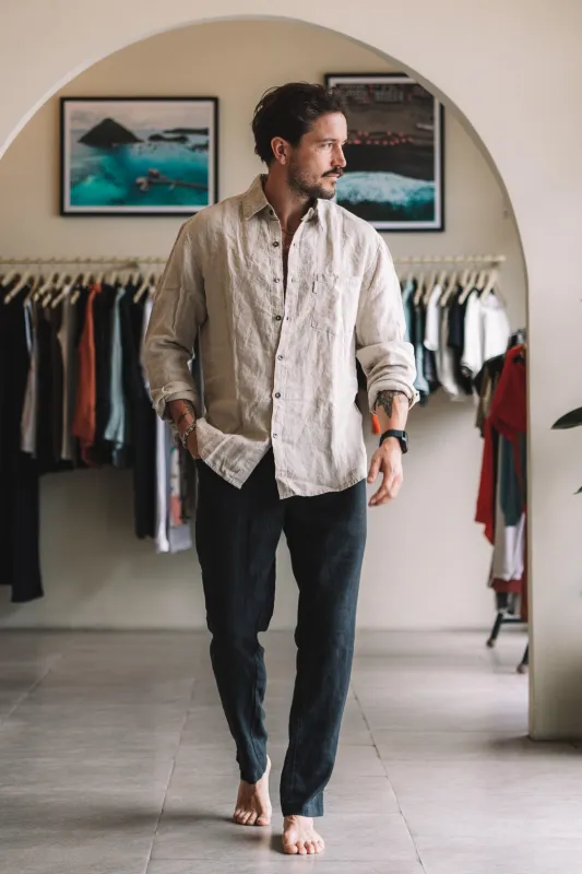 MENS LINEN PANTS sold by Atilla & Co