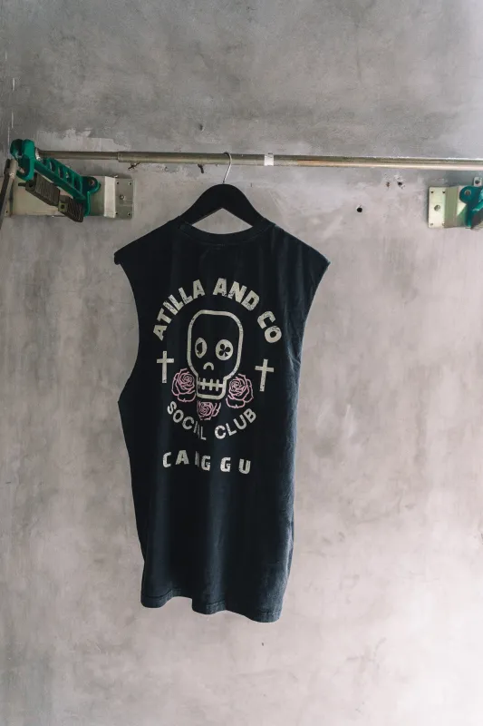 SKULL SOCIAL CLUB TANK sold by Atilla & Co