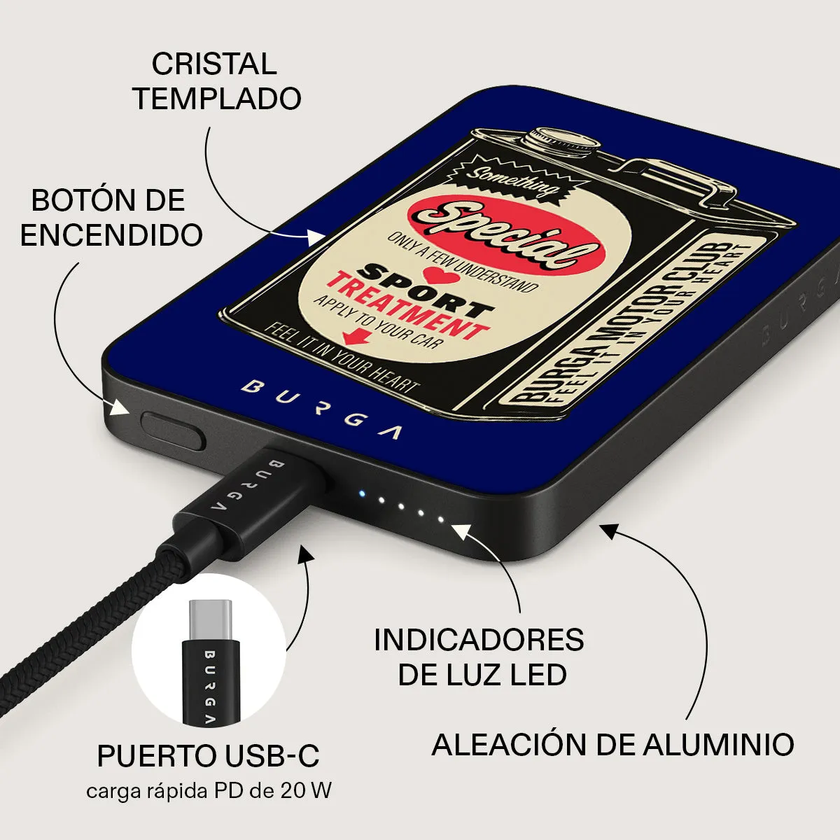 Fuel - Magnetic Power Bank sold by burga product image thumbnail 5