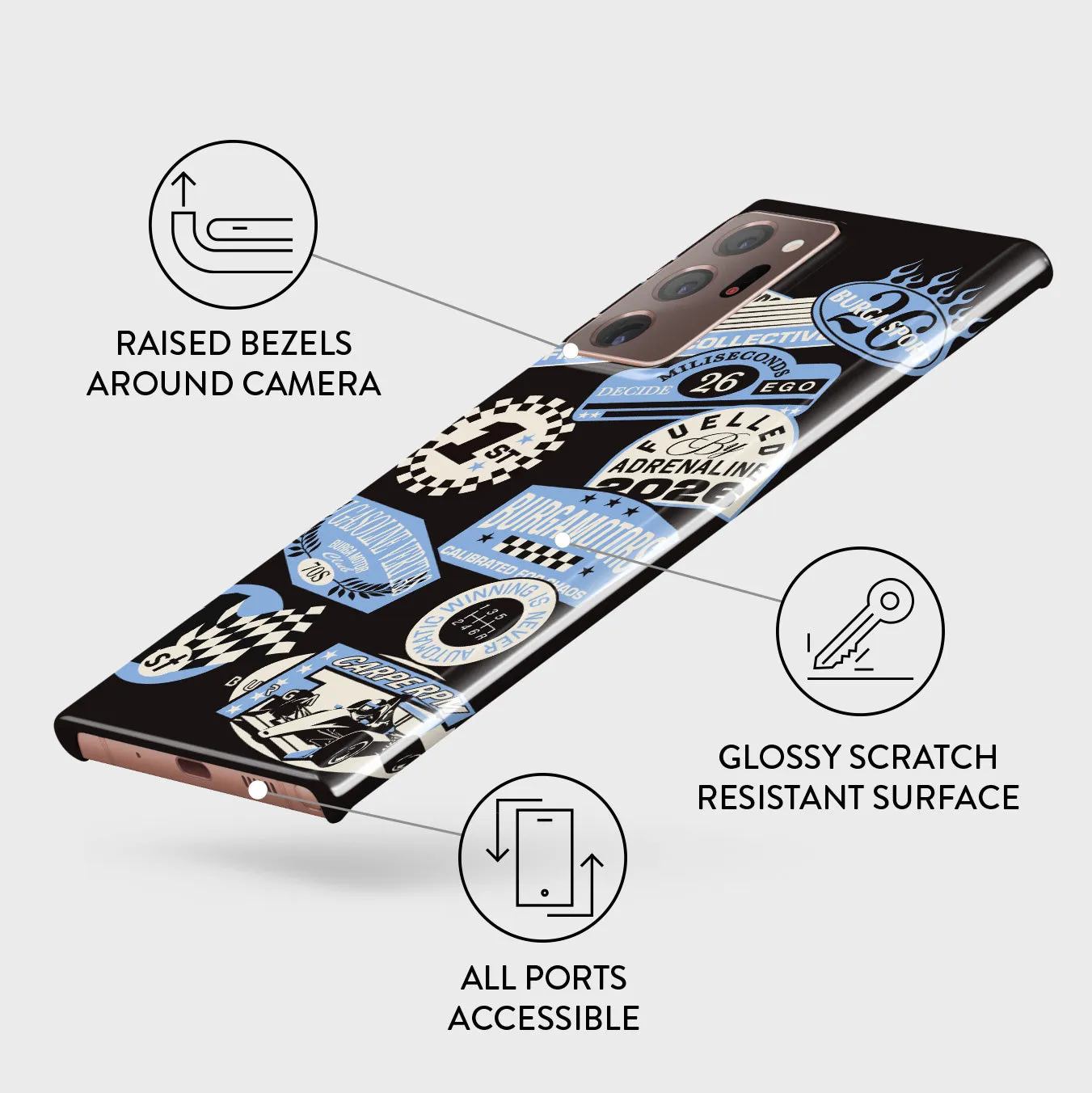 Finish Line - Samsung Galaxy Note 20 Ultra 4G / 5G Case sold by burga product image thumbnail 3