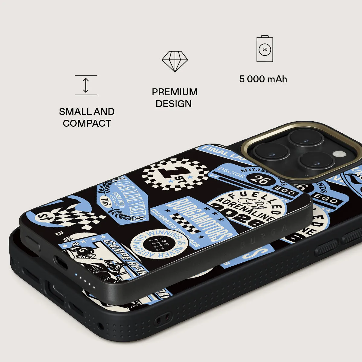 Finish Line - Magnetic Power Bank sold by burga product image thumbnail 2