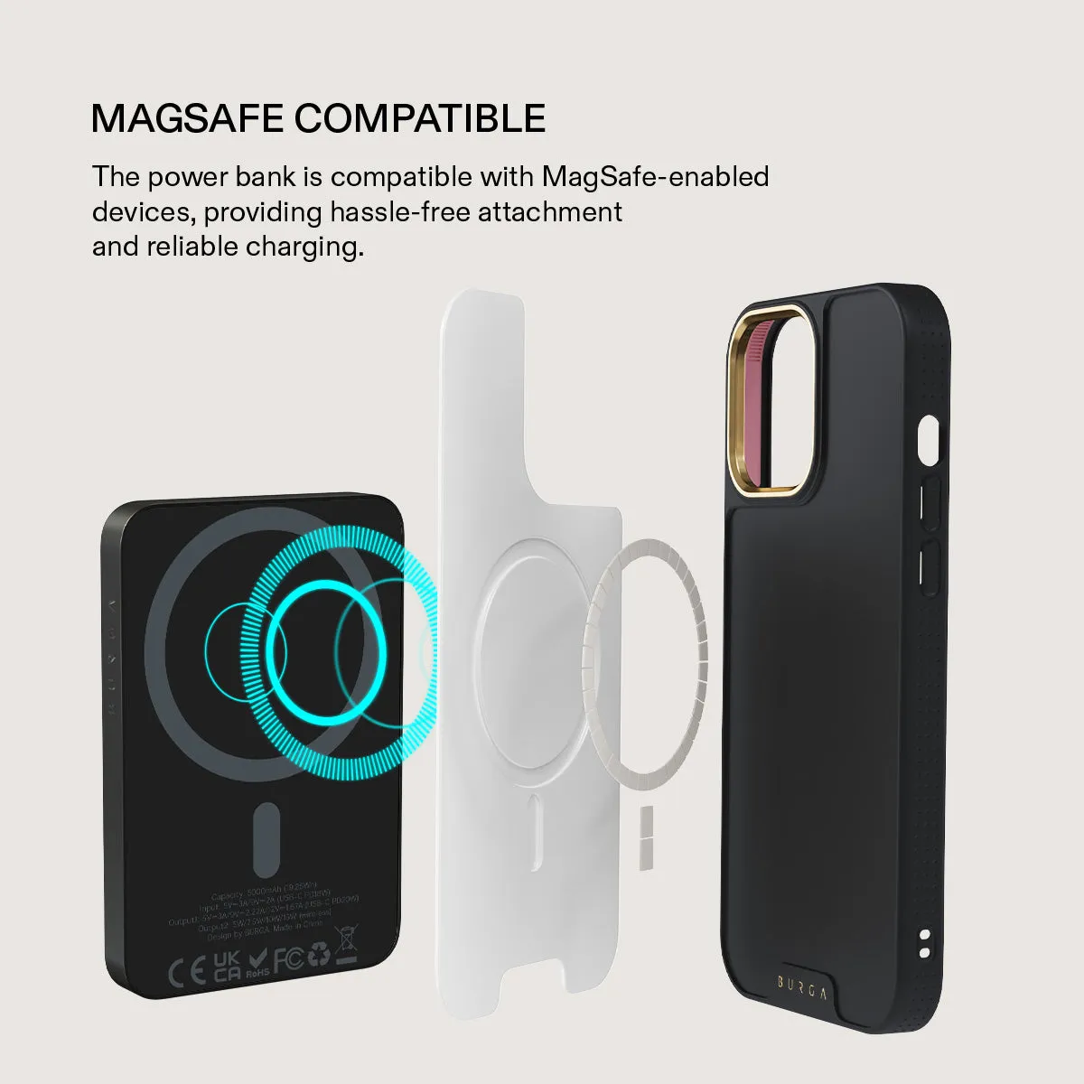 Big Dreams - Magnetic Power Bank sold by burga product image thumbnail 3