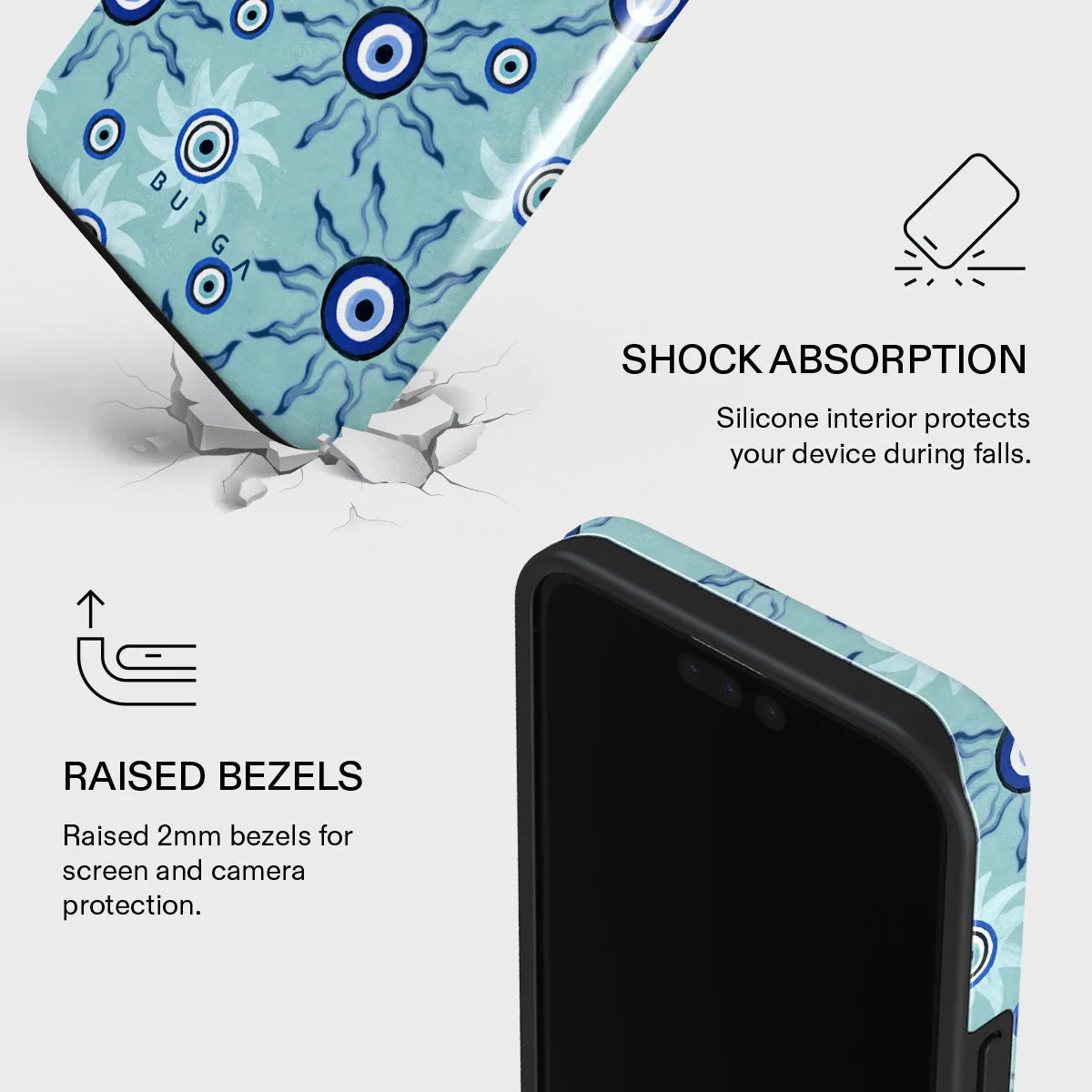 Blue Gaze - iPhone 15 Pro Max Case sold by burga product image thumbnail 4