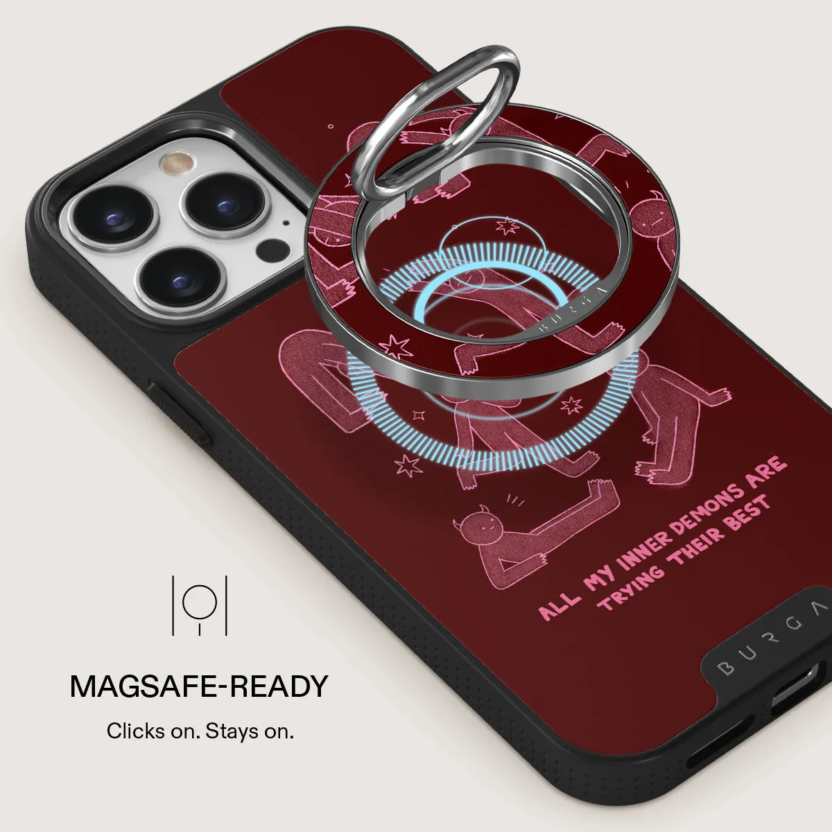 Inner Demons - Magnetic Ring Holder sold by burga product image thumbnail 4