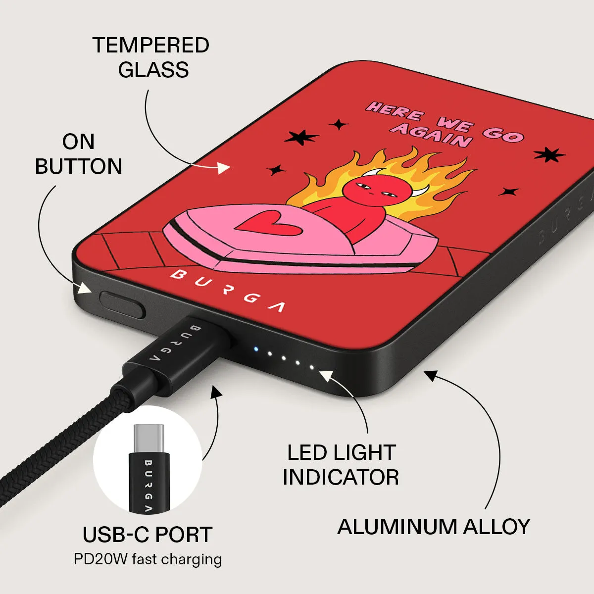 Buckle Up - Magnetic Power Bank sold by burga product image thumbnail 5