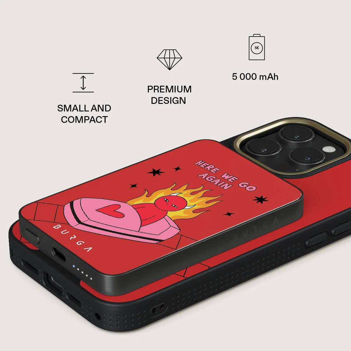 Buckle Up - Magnetic Power Bank sold by burga product image thumbnail 2
