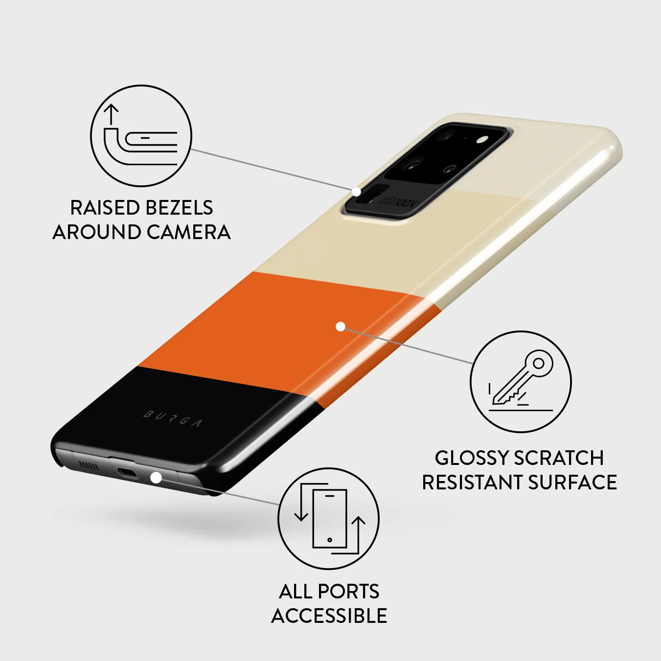 Triple Take - Samsung Galaxy S20 Ultra 4G / 5G Case sold by burga product image thumbnail 3