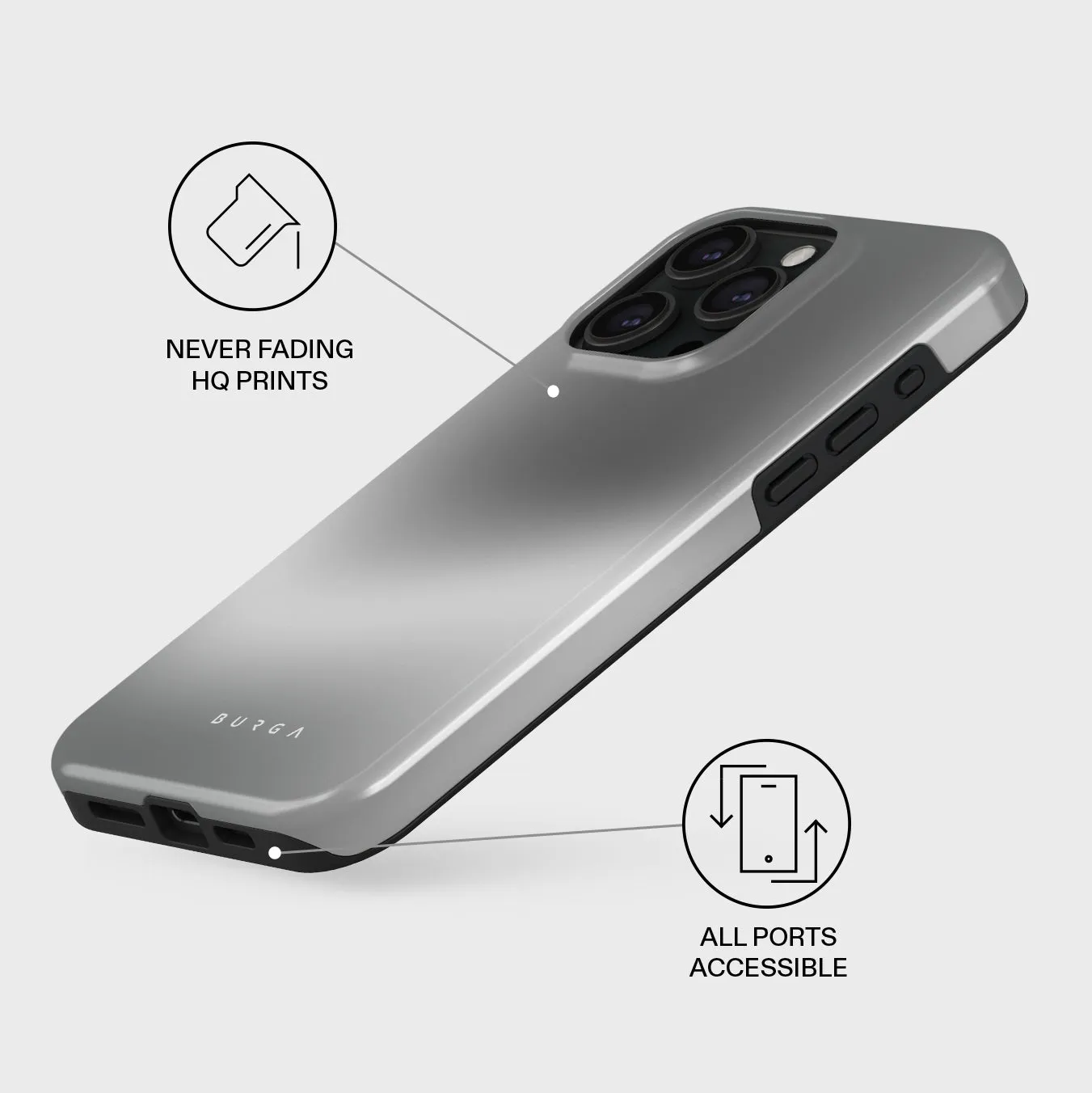 Silver Lining - iPhone 15 Pro Max Case sold by burga product image thumbnail 3
