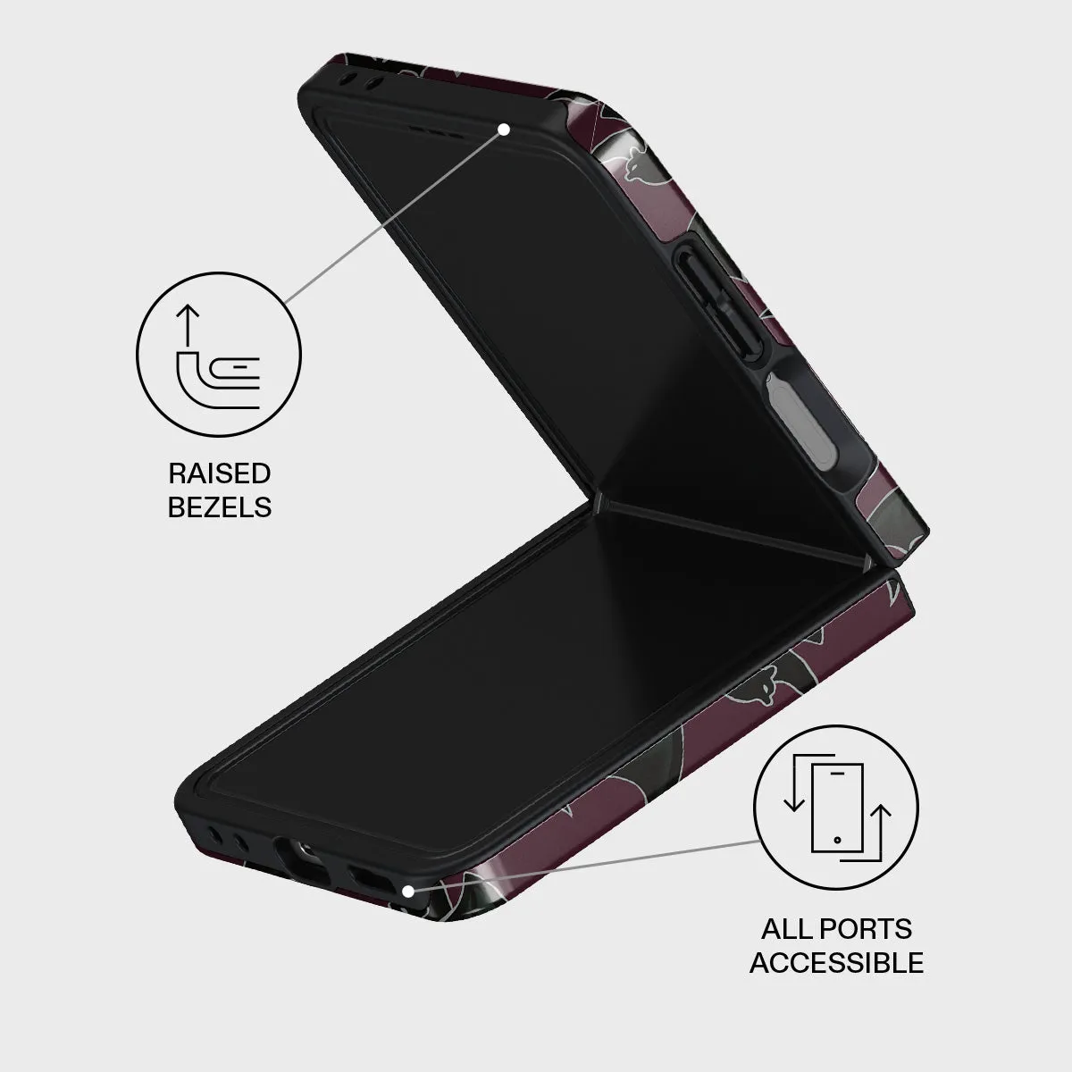 Midnight Visitor - Samsung Galaxy Z Flip 8 Case sold by burga product image thumbnail 3