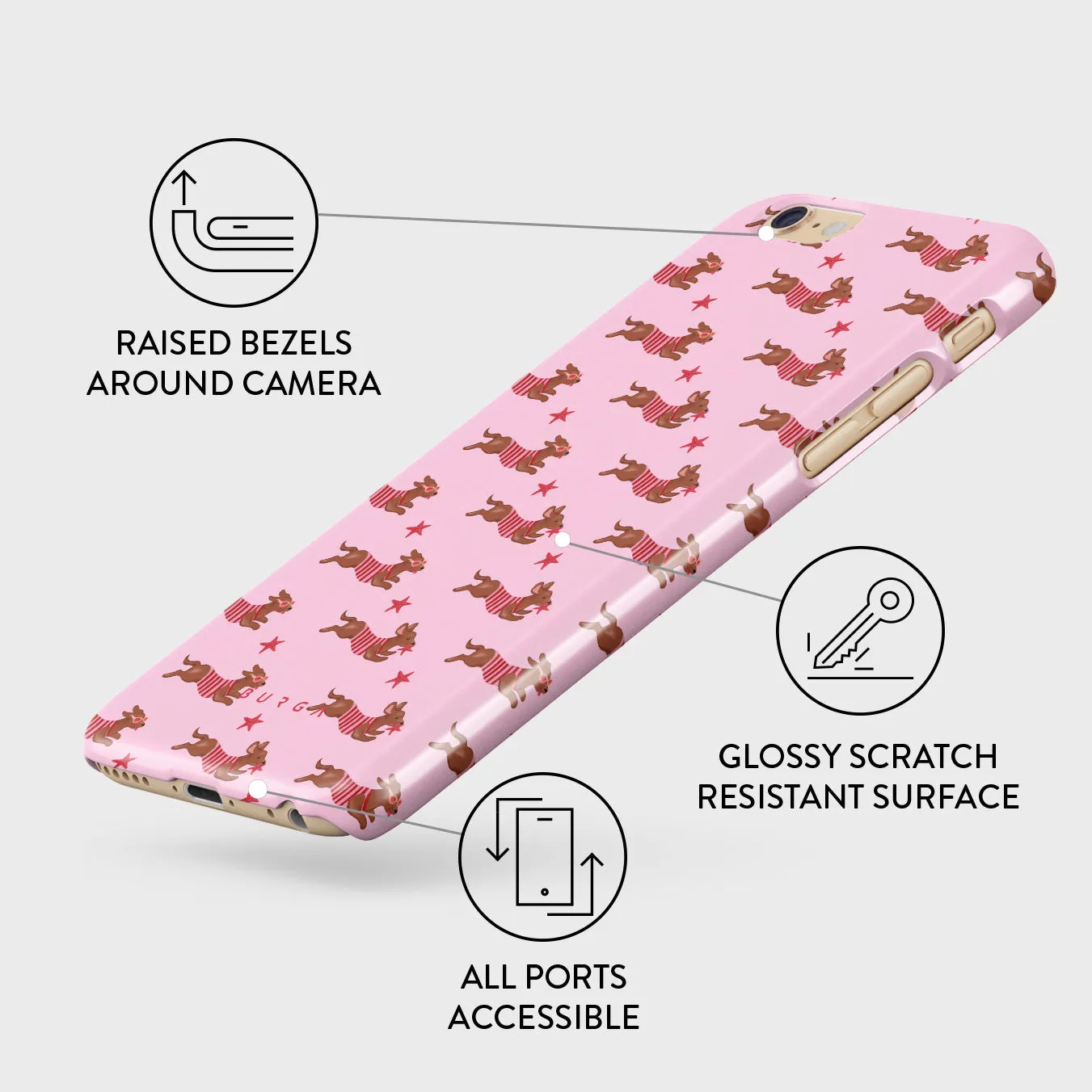 Hot Dog - iPhone 6 / 6S Case sold by burga product image thumbnail 3